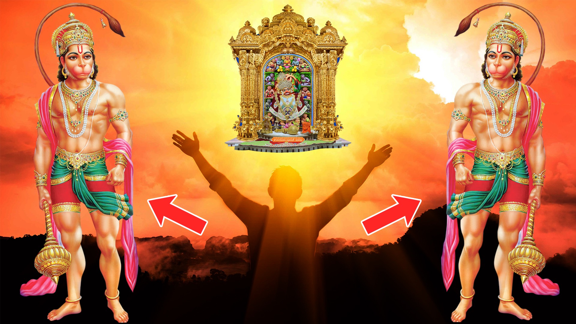 Kashtbhanjan Hanumanji Sarangpur Chamatkar in Hindi